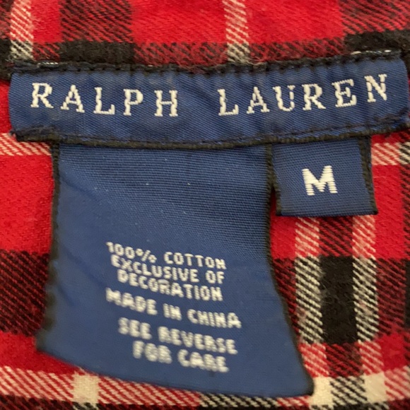 Ralph Lauren plaid long sleeve shirt - Picture 7 of 7